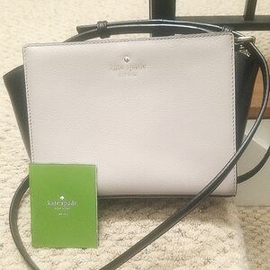 NWOT Kate Spade Black and Gray Crossbody
